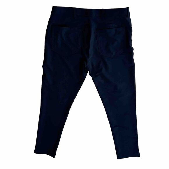 Public Rec Pants Dealmaker/Workday 2.0 Mens 34/34 Navy Blue Cropped Tapered - Picture 3 of 11
